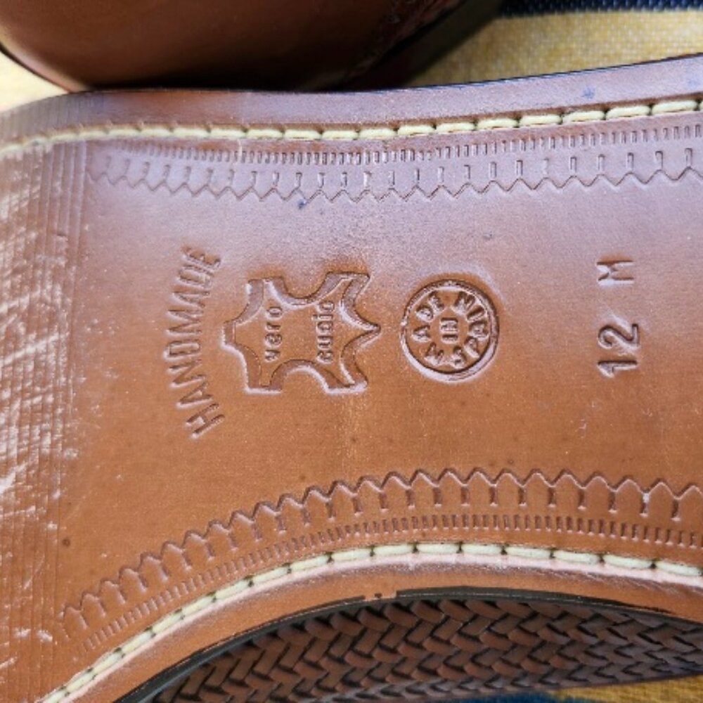 Mens Church"s Handmade leather shoes 12M - Picture 3 of 5